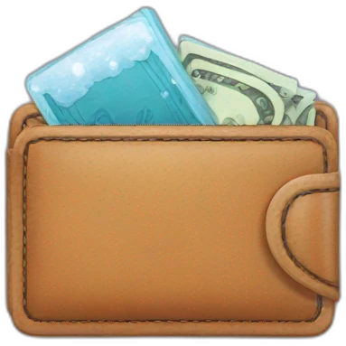 frozen wallet emoji
