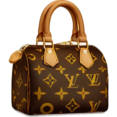 Louis Vuitton nano speedy emoji