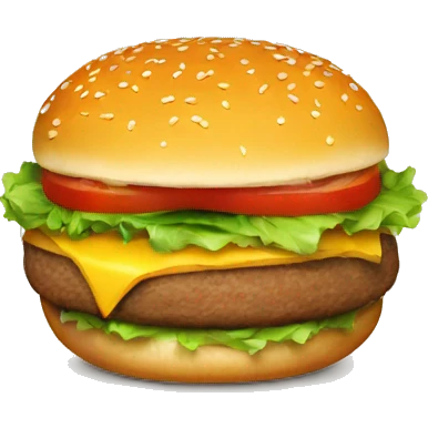 burger not vegetable emoji
