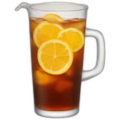 Ice tea analysis emoji