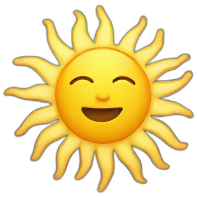 Sun emoji