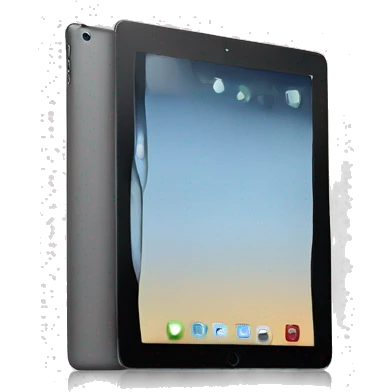 Ipad whit  emoji