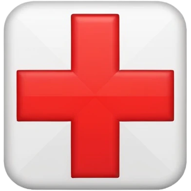 red cross icon emoji