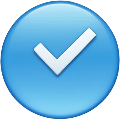 Centang biru emoji