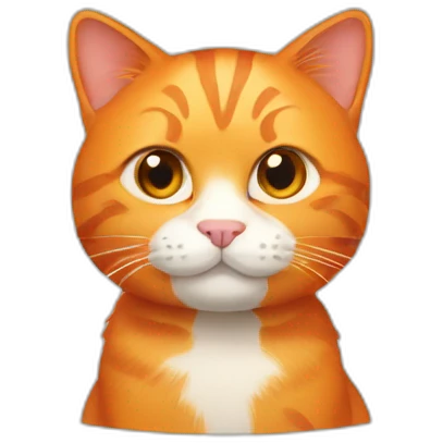Orange cat emoji