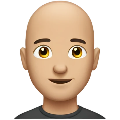 Bald man  emoji