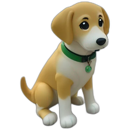 a golfen retriever climbing on the pearl tower in shanghai emoji