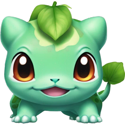 Chibi Bulbasaur emoji