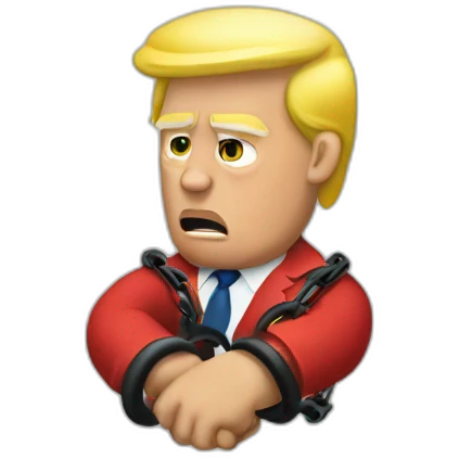 trump-in-handcuffs emoji
