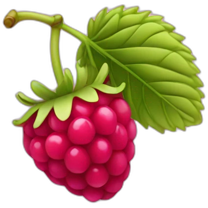 Raspberry emoji