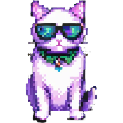 Cat wearing sunglasses emoji