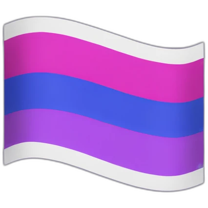 Bisexual flag emoji