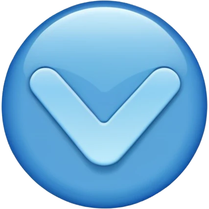 blue tick officell emoji
