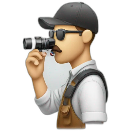 photographer vaping emoji