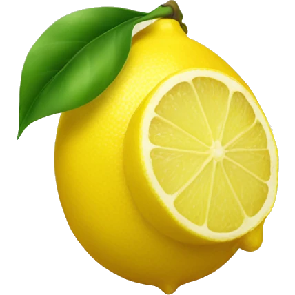 lemon being squeezed emoji