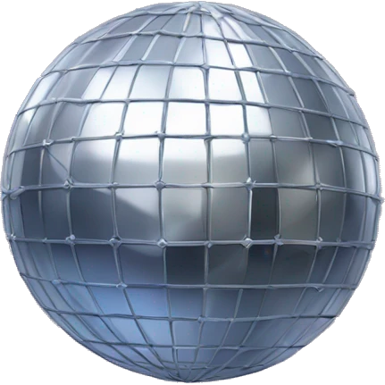 Discoball with a bow emoji