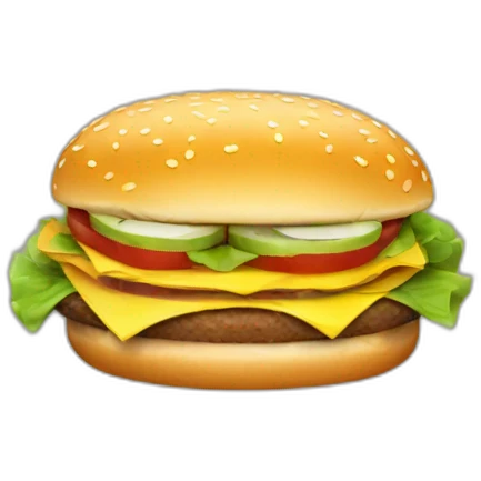 hamburger sandwich emoji