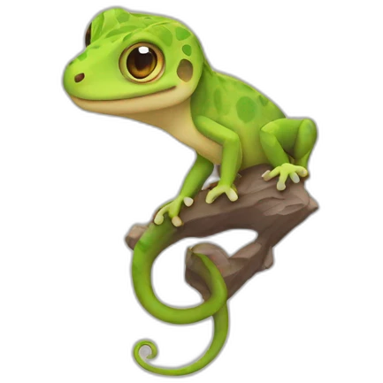 gecko kawai emoji