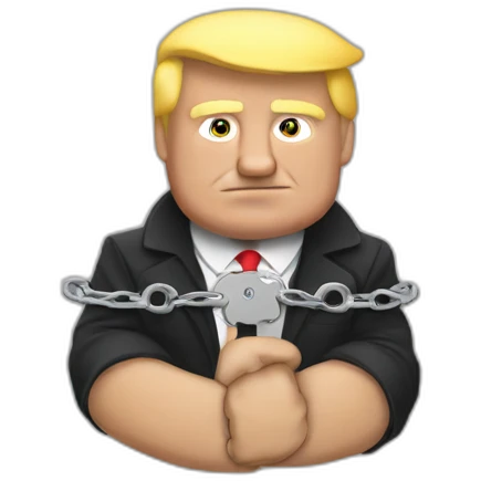 trump-in-handcuffs emoji