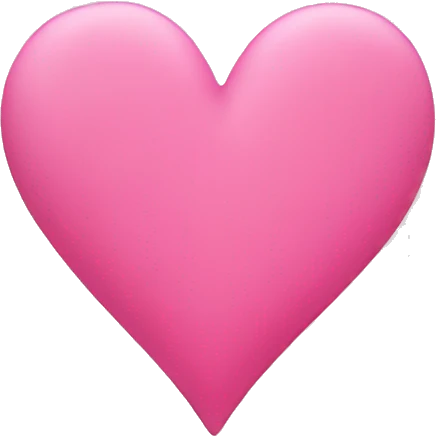 pink heart emoji