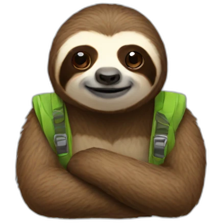 sloth developer emoji