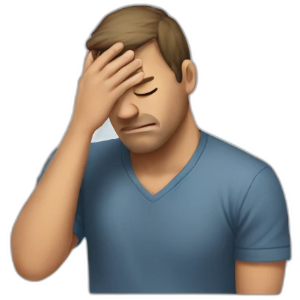 Facepalm emoji