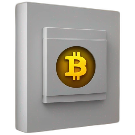 bitcoin lamp, door emoji