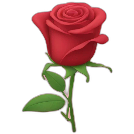 McDo rose emoji