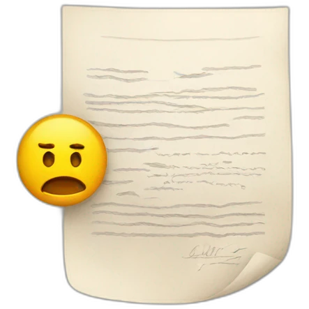 contract canceled with x emoji