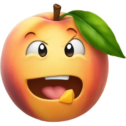 peach surpise emoji