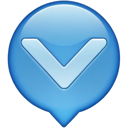 Blue Tik emoji