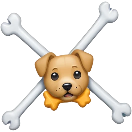 dog bone broken emoji