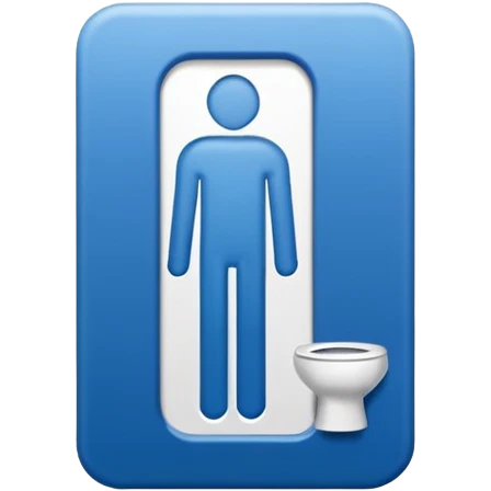 men yazan tuvalet tabelası emoji