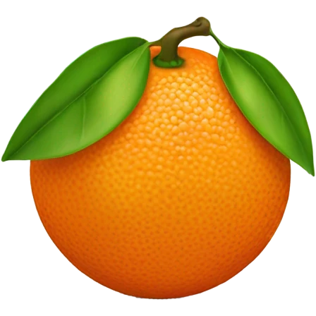 Orange emoji