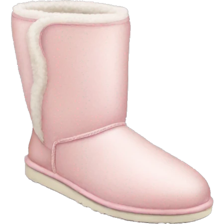 light pink uggs emoji