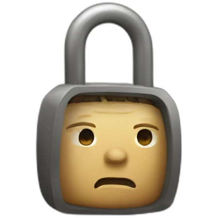 Fat lock emoji