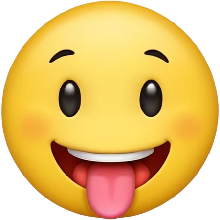 Funny tounge out emoji emoji