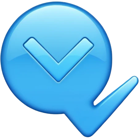 Mavi tik emoji