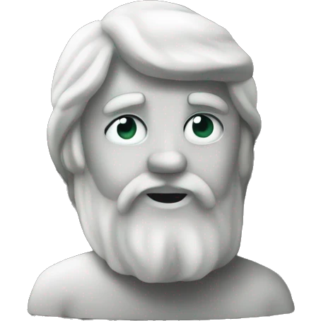 Statue stone wall emoji