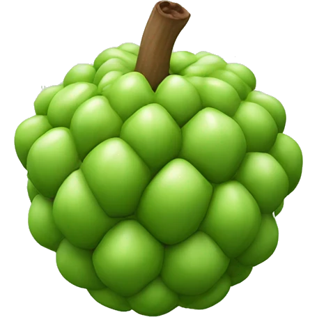 3D sugar apple  emoji