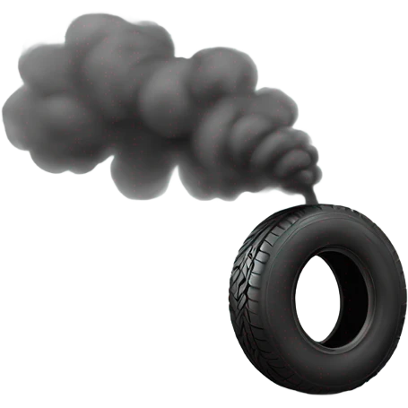 tire smoke emoji | AI Emoji Generator