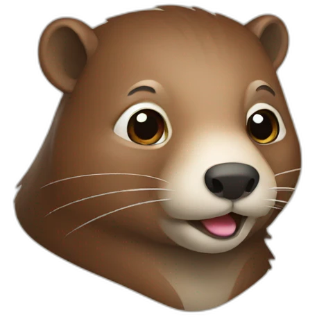 smart beaver emoji