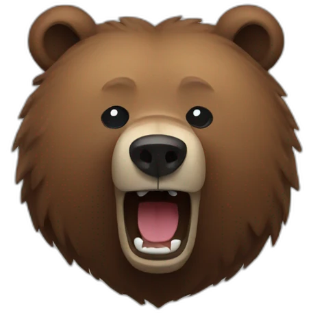 drunk grizzly emoji