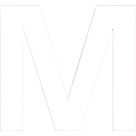 pink circle with letter M emoji” emoji