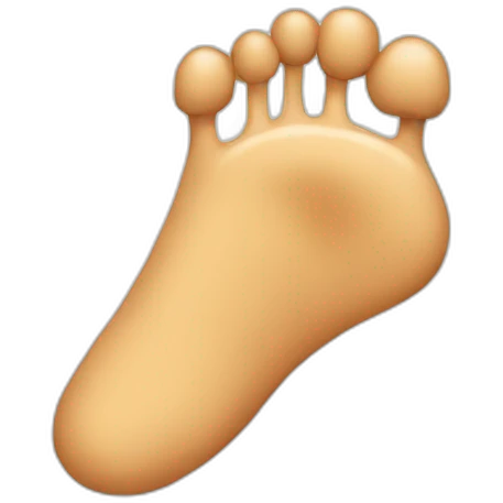 Foot emoji