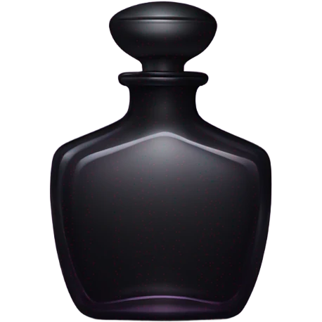 Dark perfume bottle emoji