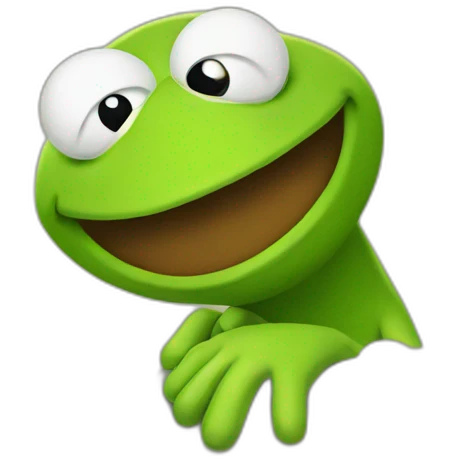 Bored Kermit emoji
