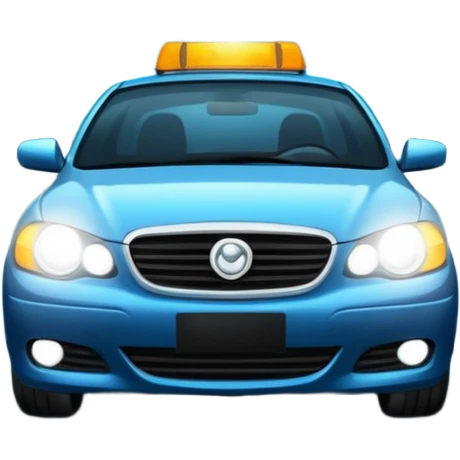 Night driving emoji