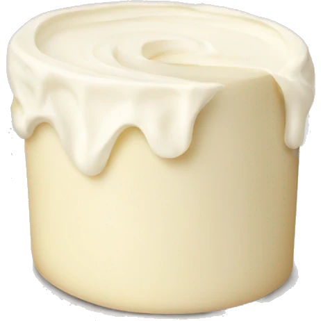 Cream cheese emoji