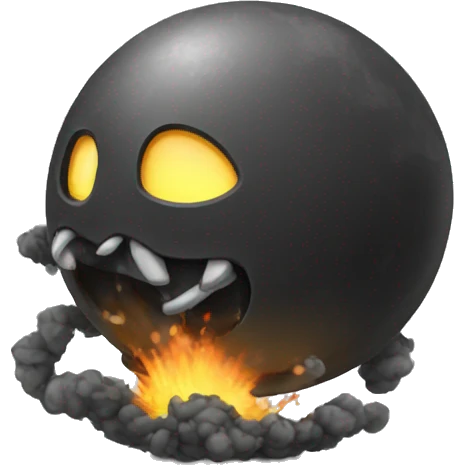 Bomb tired emoji